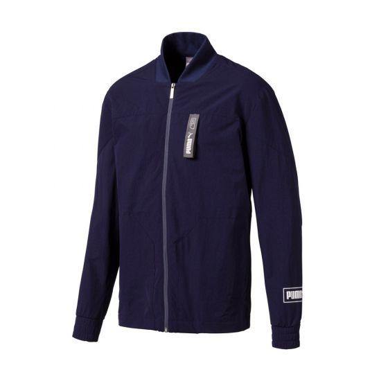 CHAMARRA CASUAL PUMA NU-TILITY WOVEN JACKET  8206 ~ CABALLERO Azul SPORTLIFESTYLE