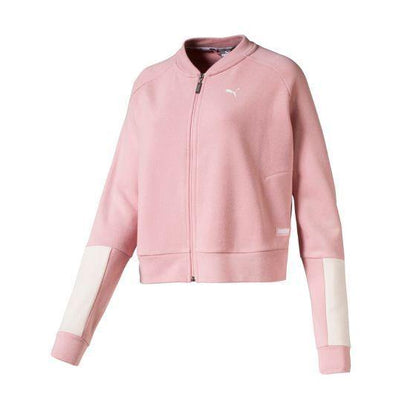 SUDADERA CASUAL PUMA ATHLETICS BOMBER 3214 ~ DAMA Rosa SPORTLIFESTYLE