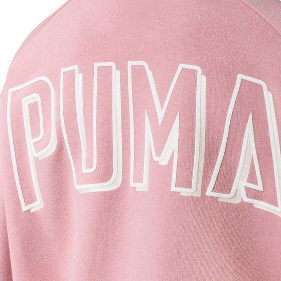 SUDADERA CASUAL PUMA ATHLETICS BOMBER 3214 ~ DAMA Rosa SPORTLIFESTYLE