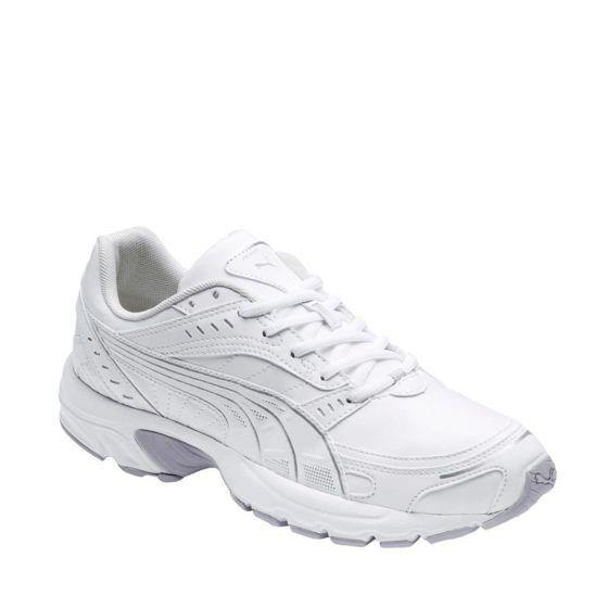 TENIS DEPORTIVOS PARA CAMINAR PUMA AXIS SL 6601 ~ CABALLERO Blanco TRAINING