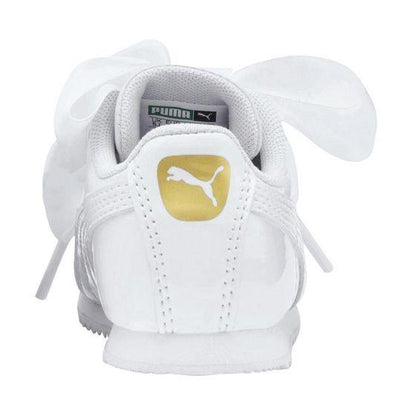 TENIS CASUALES PUMA ROMA HEART PATENT INF  1001 ~ NIÑA Blanco SPORTLIFESTYLE