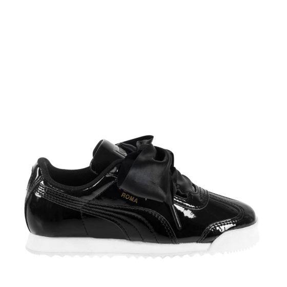 TENIS CASUALES PUMA ROMA HEART PATENT PS 6090 ~ NIÑA Negro SPORTLIFESTYLE