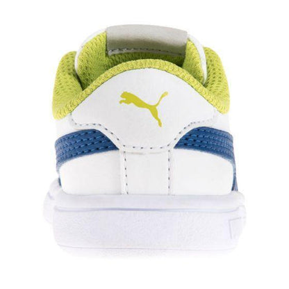 TENIS CASUALES PUMA SMASH V2 L V INF  7414 ~ NIÑO Blanco SPORTLIFESTYLE