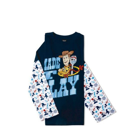 PLAYERA CASUAL TOY STORY 4 7850 ~ NIÑO Azul 