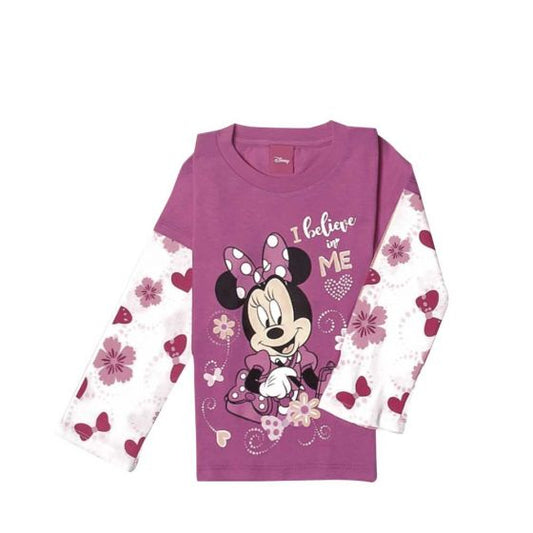 PLAYERA CASUAL MINNIE 7962 ~ BEBA Rosa 