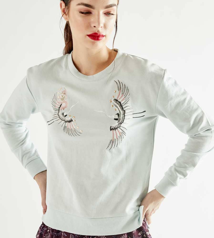 ROPA CASUAL SUDADERA HOLLY LAND EMB3