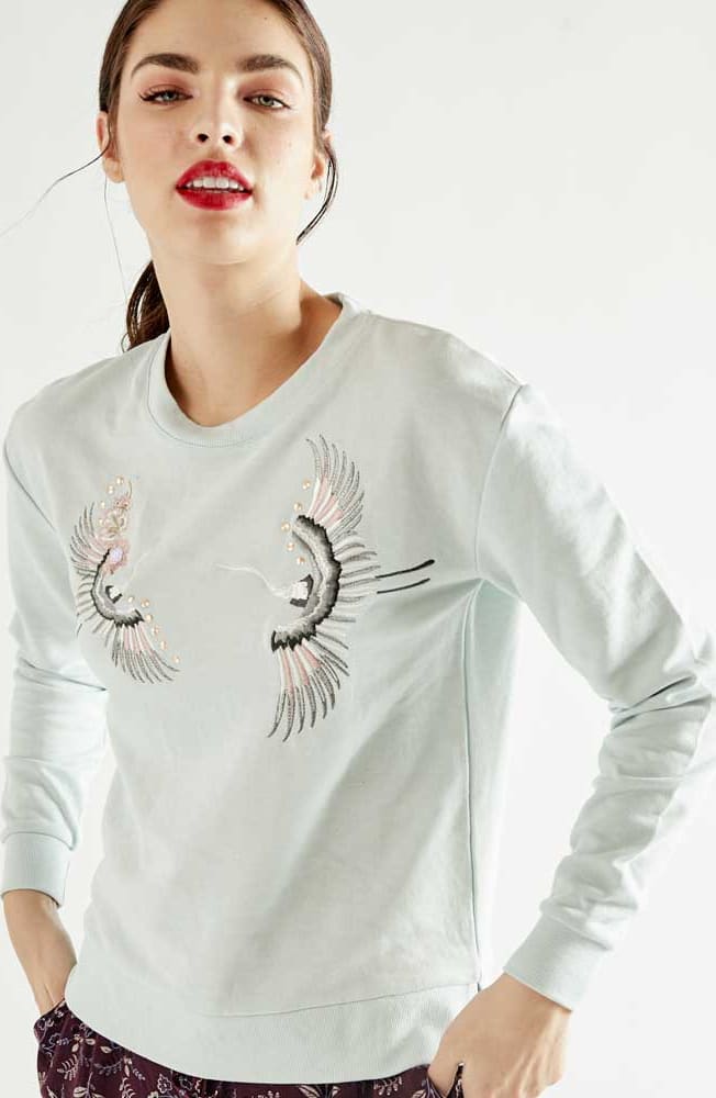 ROPA CASUAL SUDADERA HOLLY LAND EMB3