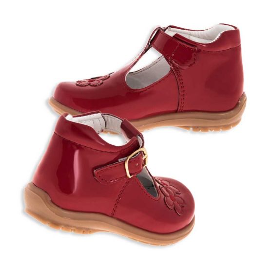 BOTA CASUAL NONNO BEBES 2025 ~ NIÑA Rojo 