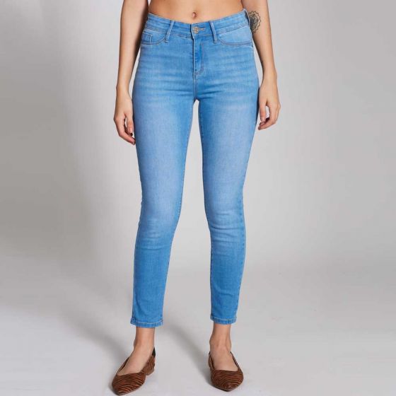 JEANS CASUAL ATMOSPHERE DNM 8573 ~ DAMA Azul 