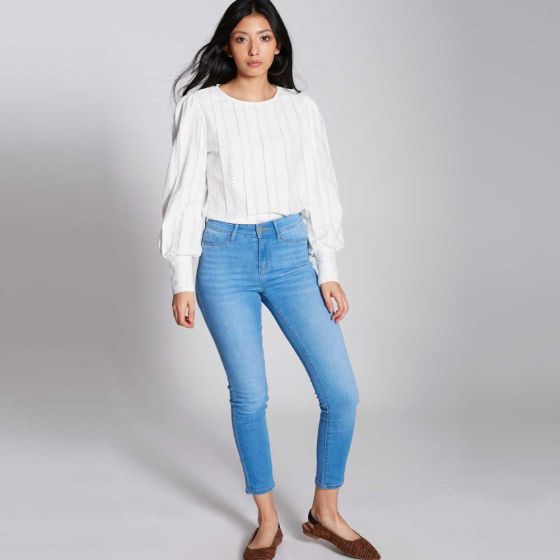 JEANS CASUAL ATMOSPHERE DNM 8573 ~ DAMA Azul 