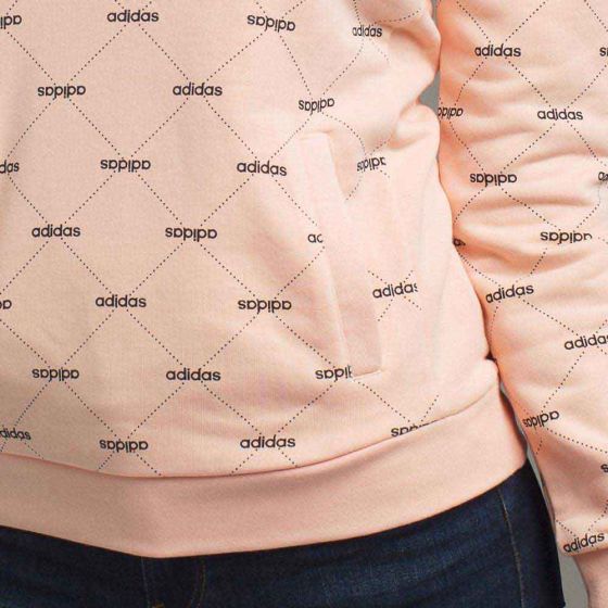 SUDADERA CASUAL ADIDAS  6246 ~ DAMA Rosa CORE APPAREL