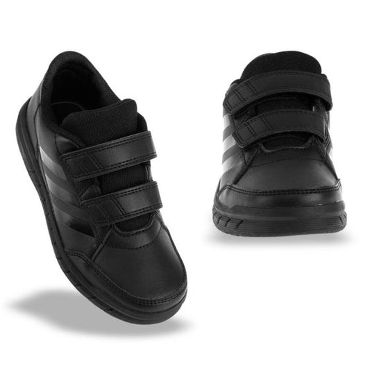 TENIS DEPORTIVOS PARA CAMINAR ADIDAS  6831 ~ NIÑO Negro CORE FOOTWEAR