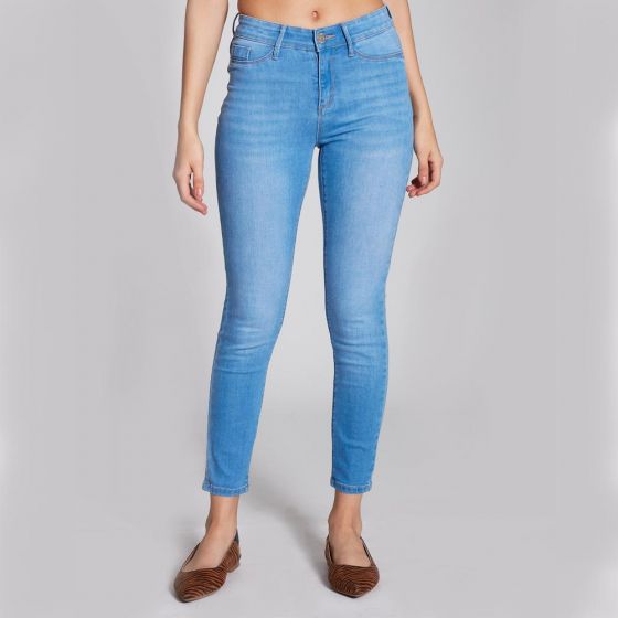 JEANS CASUAL ATMOSPHERE DNM 8573 ~ DAMA Azul 