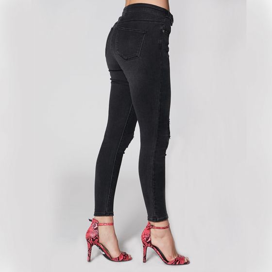 JEANS CASUAL ATMOSPHERE DNM SOF4 ~ DAMA Gris 