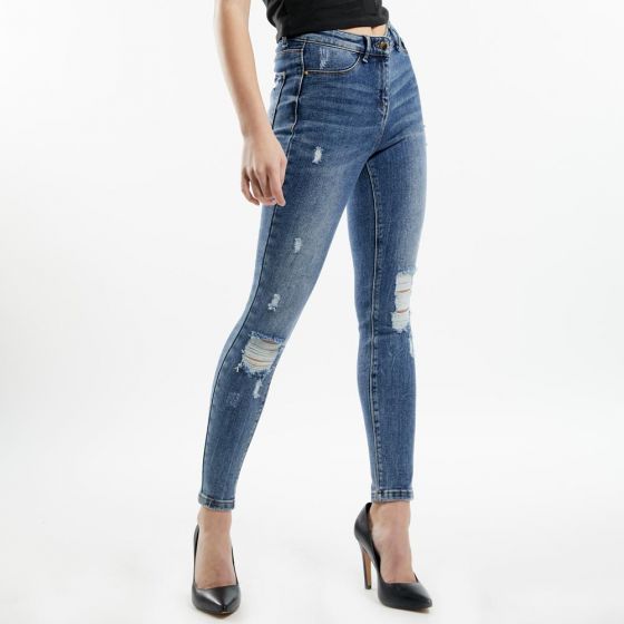 JEANS CASUAL ATMOSPHERE DNM PR60 ~ DAMA Azul 