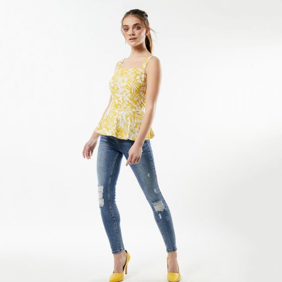 JEANS CASUAL ATMOSPHERE DNM PR60 ~ DAMA Azul 