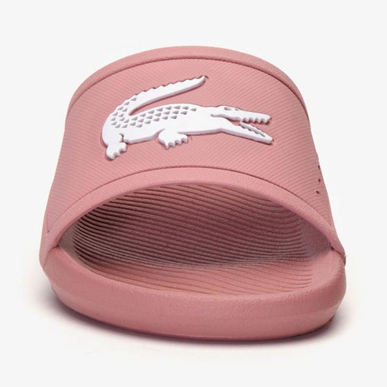 SANDALIAS CASUAL LACOSTE CROCO SLIDE 319 1 CFA  3F50 ~ DAMA Rosa SWIMMING