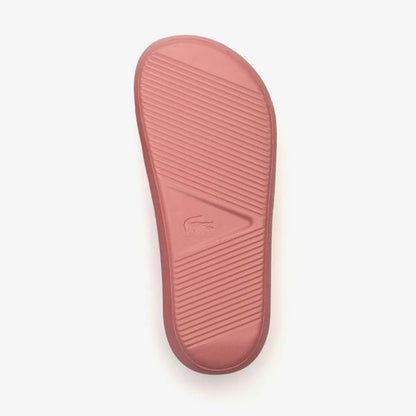 SANDALIAS CASUAL LACOSTE CROCO SLIDE 319 1 CFA  3F50 ~ DAMA Rosa SWIMMING