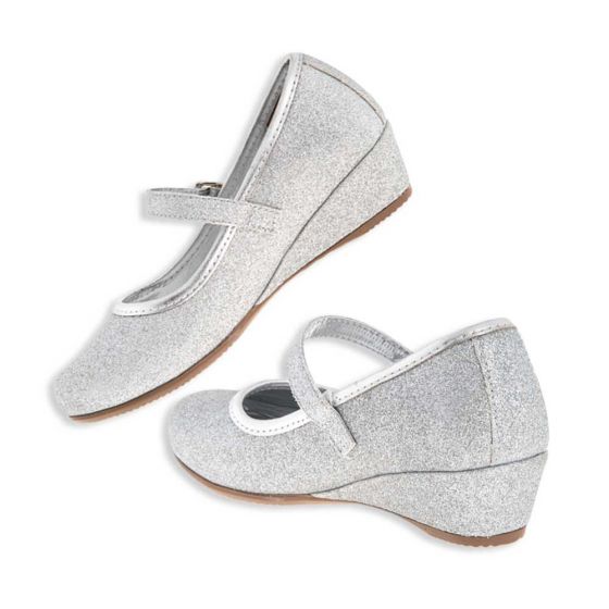 CHOCLO OCASIONES ESPECIALES VIVIS SHOES KIDS 130P ~ NIÑA Plata 