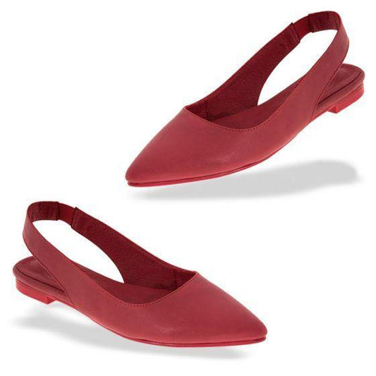 BALERINA CASUAL PINK BY PRICE SHOES 0126 ~ DAMA Rojo 