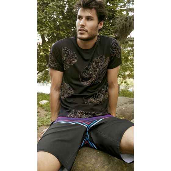 Shorts Casuales Multicolor Hombre Kebo Raw  5377