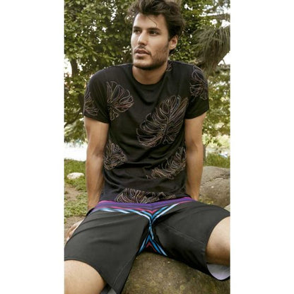 Shorts Casuales Multicolor Hombre Kebo Raw  5377