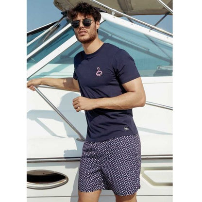 Shorts Casuales Azul Hombre Kebo Raw  SW20