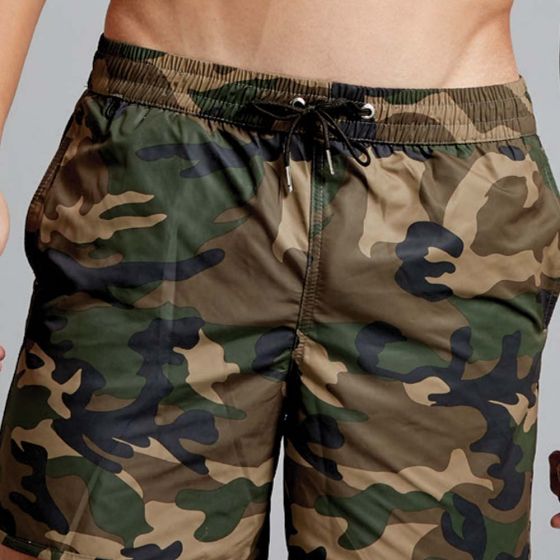 Shorts Casuales Verde Hombre Kebo Raw  SW20