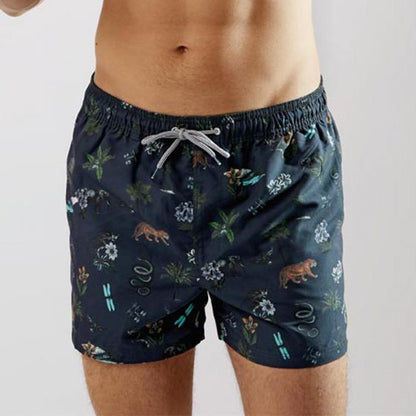 Shorts Casuales Azul Hombre Kebo Raw  SW91