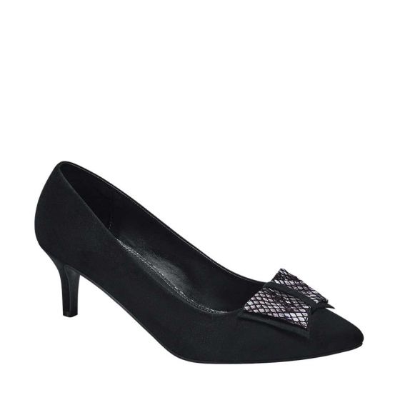 ZAPATILLA DE VESTIR YAELI FASHION IA01 ~ DAMA Negro 