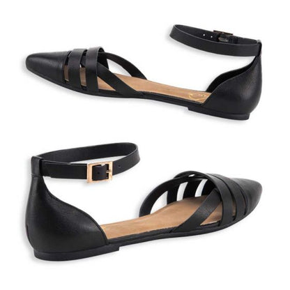 BALLERINA CASUAL PINK BY PRICE SHOES SS80 ~ DAMA Negro  