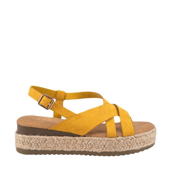 SANDALIA CASUAL VI LINE FASHION TE23 ~ DAMA Amarillo  