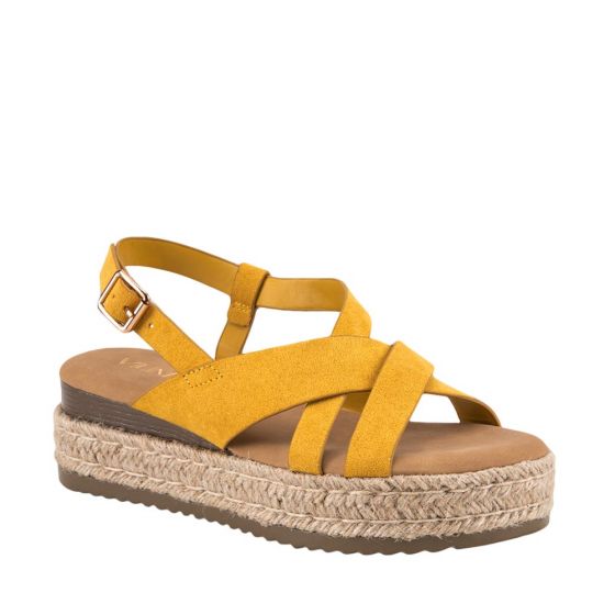 SANDALIA CASUAL VI LINE FASHION TE23 ~ DAMA Amarillo  