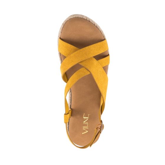 SANDALIA CASUAL VI LINE FASHION TE23 ~ DAMA Amarillo  