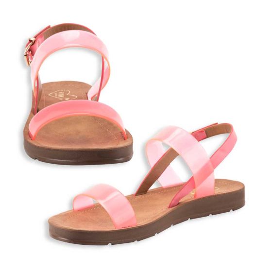 SANDALIA CASUAL PINK BY PRICE SHOES 0192 ~ DAMA Naranja  