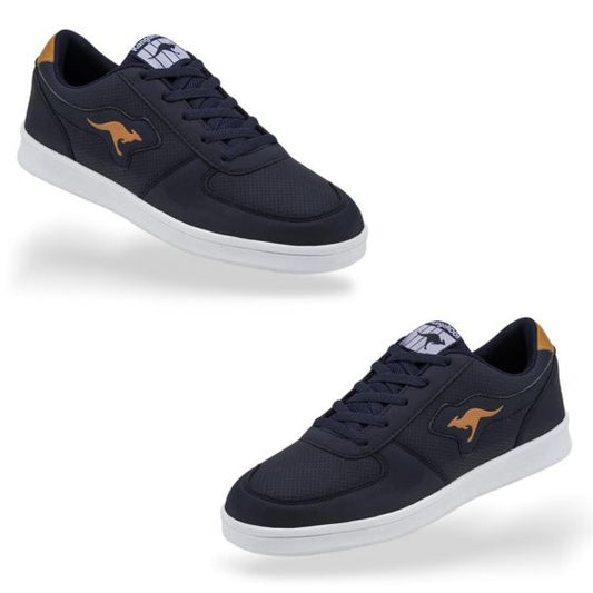 TENIS CASUAL KANGAROOS BOLLY  KGS 2006 ~ CABALLERO Azul 