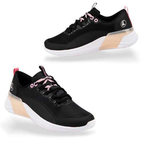 Tenis deportivos para Correr Negros para Mujer Prokennex  569X - Conceptos