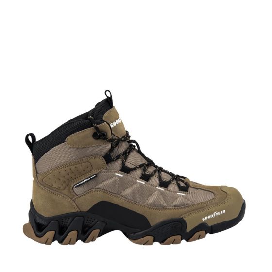 Brown Mountain Hiker Boots for Men Goodyear 387X