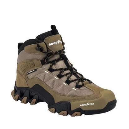 Brown Mountain Hiker Boots for Men Goodyear 387X
