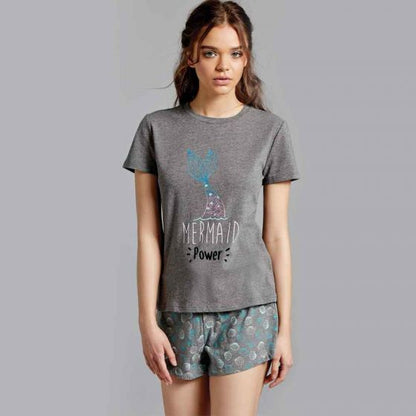 PIJAMA LOVE TO LOUNGE P893 ~ DAMA Gris 