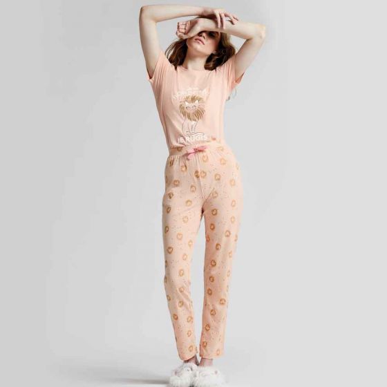 PIJAMA LOVE TO LOUNGE P896 ~ DAMA Rosa 