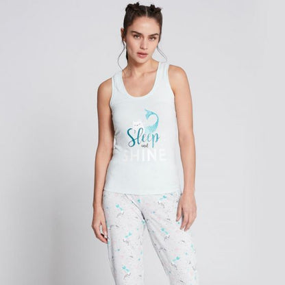 PIJAMA LOVE TO LOUNGE P896 ~ DAMA Azul 