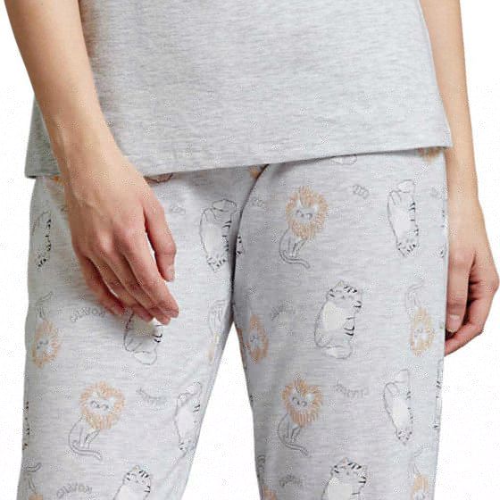 PIJAMA LOVE TO LOUNGE P896 ~ DAMA Gris 