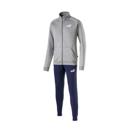 CONJUNTO DEPORTIVO PUMA CLEAN SWEAT SUIT CL 9403 ~ CABALLERO Gris TRAINING