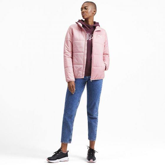 CHAMARRA CASUAL PUMA ESSENTIALS PADDED JACKET 3714 ~ DAMA Rosa SPORTLIFESTYLE