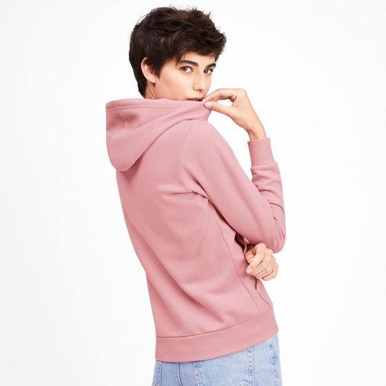 SUDADERA CASUAL PUMA ESS LOGO HOODY FL 5894 ~ DAMA Rosa SPORTLIFESTYLE