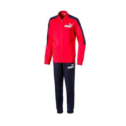 CONJUNTO DEPORTIVO PUMA BASEBALL COLLAR TRACK SUIT B 4111 ~ NIÑO Rojo TRAINING