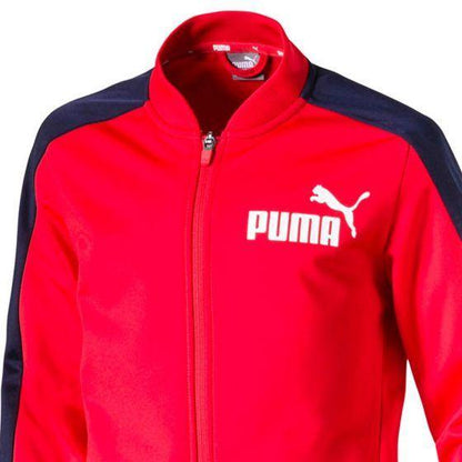 CONJUNTO DEPORTIVO PUMA BASEBALL COLLAR TRACK SUIT B 4111 ~ NIÑO Rojo TRAINING