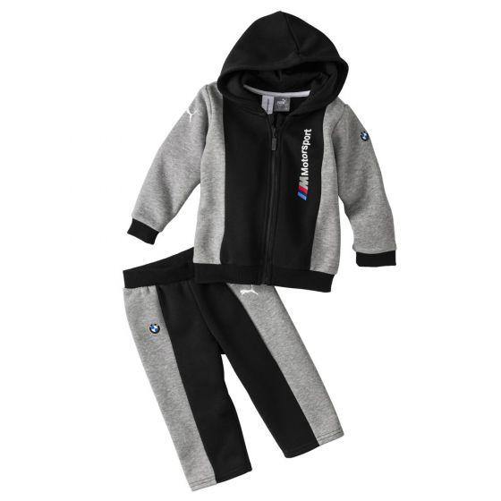 CONJUNTO CASUAL PUMA BMW MMS INFANTS JOGGER 7901 ~ NIÑO Negro BMW