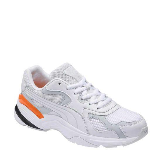 TENIS DEPORTIVO PARA CAMINAR PUMA AXIS MEGA PLUS 6601 ~ CABALLERO Blanco TRAINING